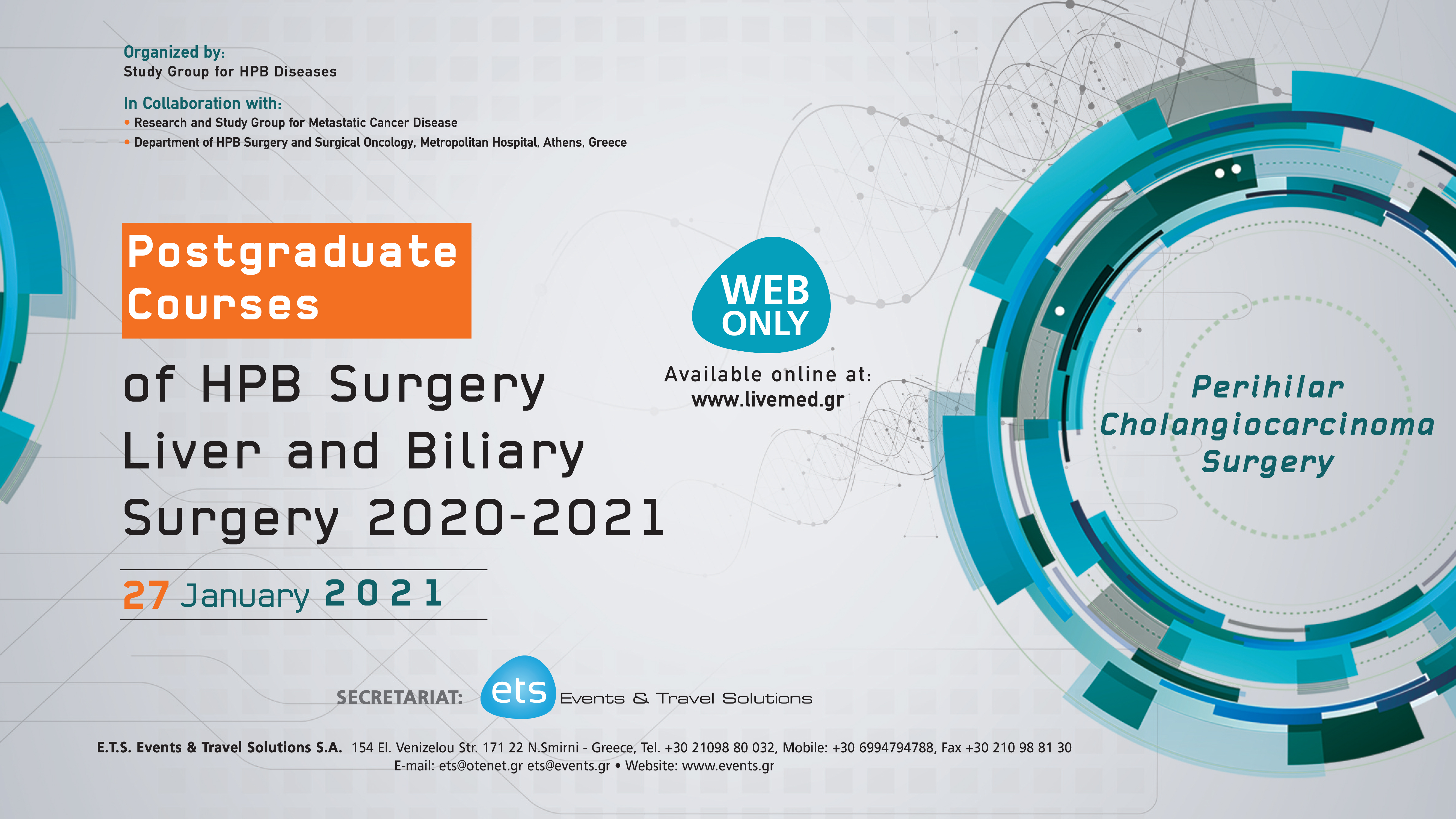 Postgraduate Courses of HPB Surgery Liver and Biliary Surgery 2020-2021 - Perihilar Cholangiocarcinoma Surgery